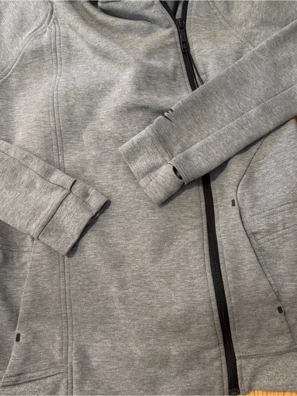 Nike Women’s Tech Hooded Asymmetrical Zip Sweatshirt